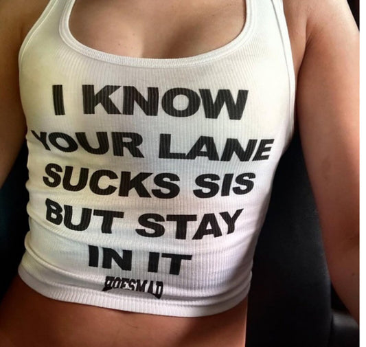 Stay in your lane tee